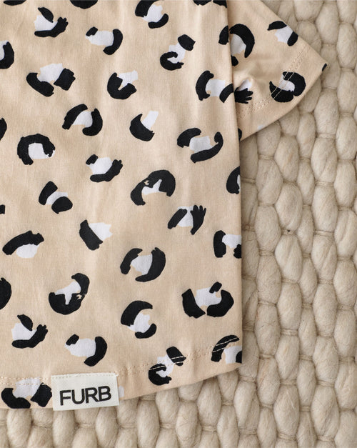 Eye-catching dogwear with a bold animal print