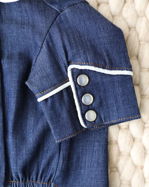 Blue Jean Baby Denim Dog Shirt