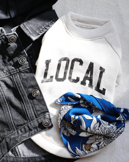 local graphic dog sweatshirt