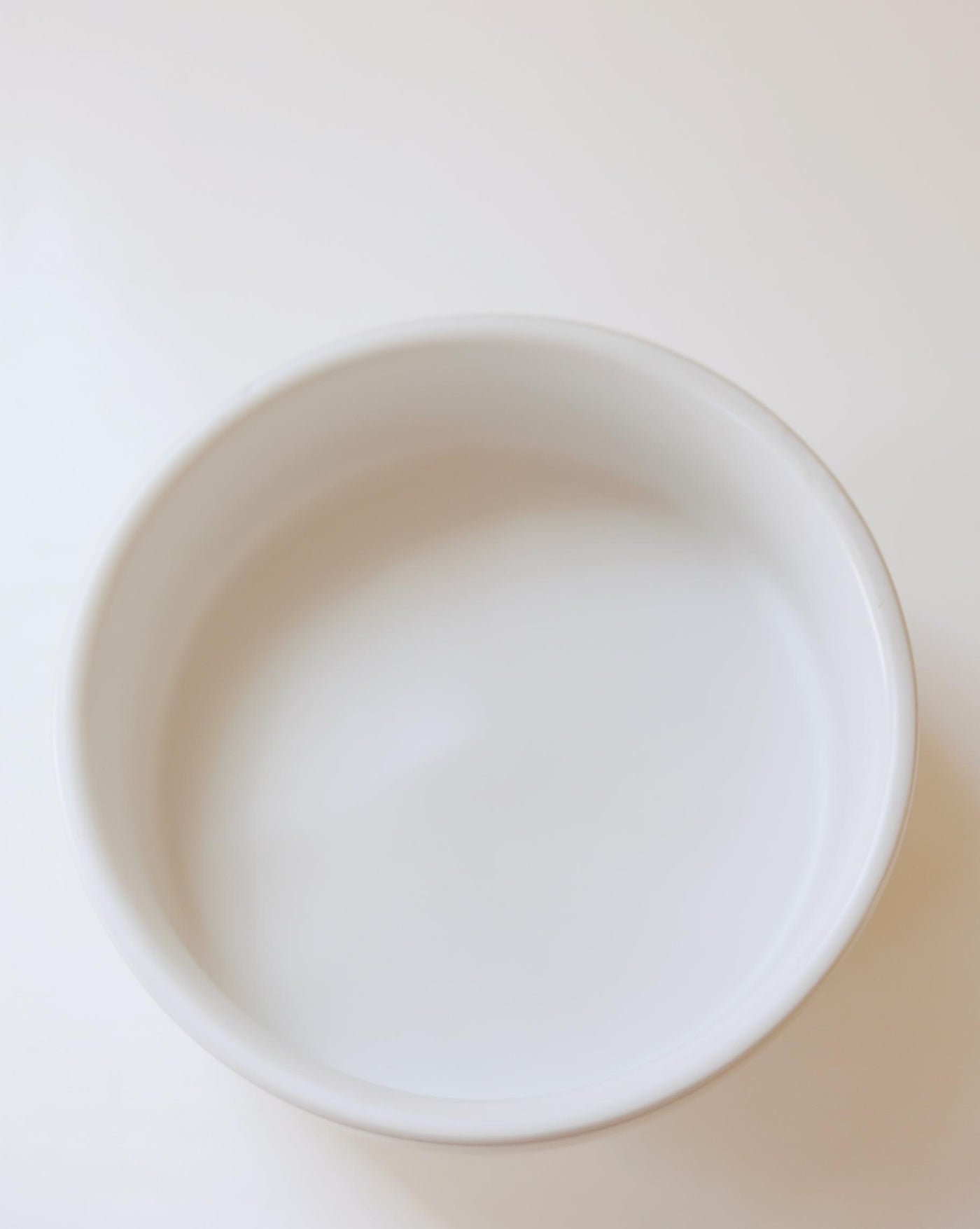 Treat Yourself White Ceramic Dog Bowl