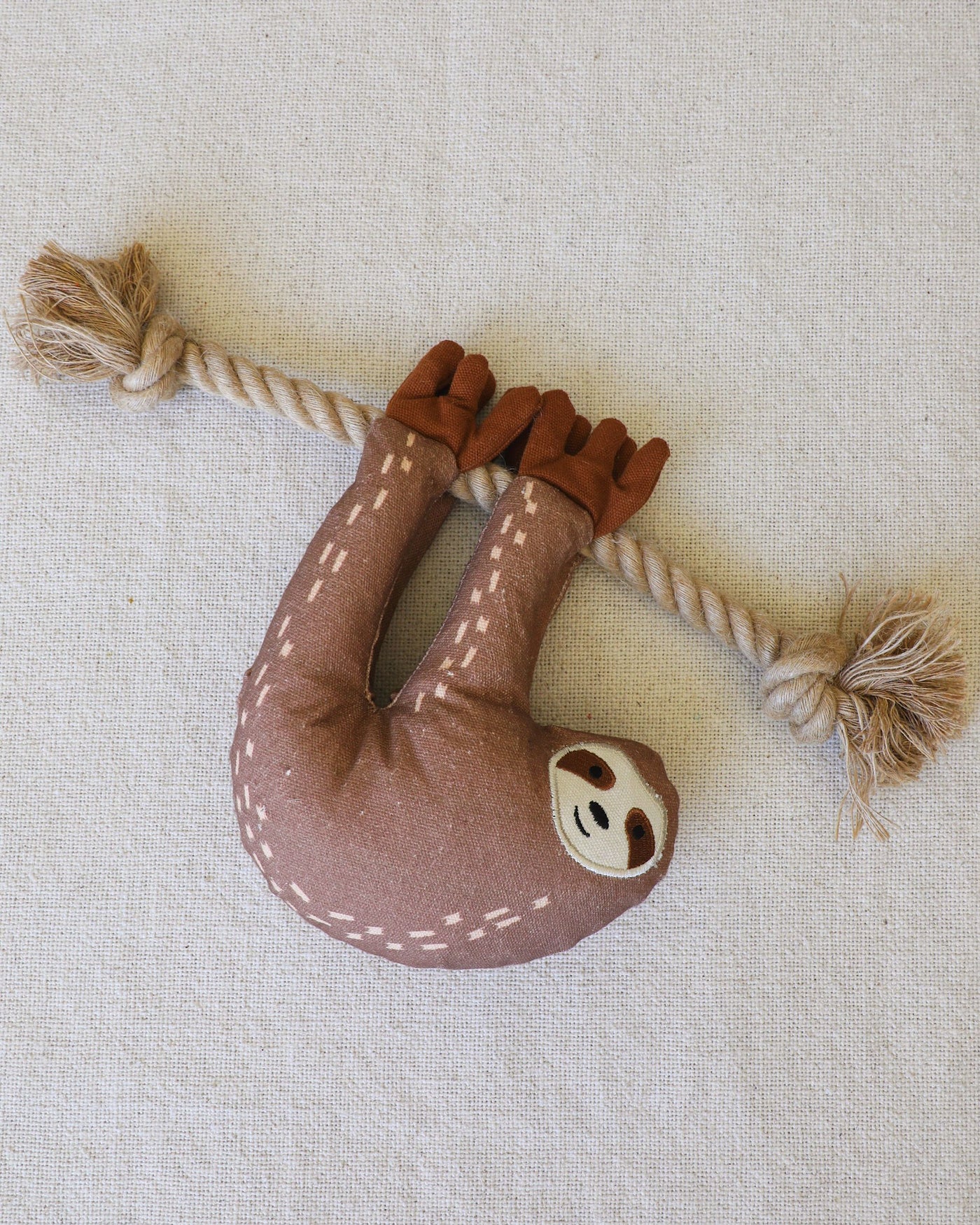 Eat Sleep Repeat Sloth Dog Toy Product Image Detail