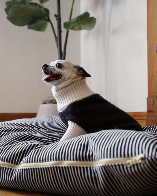 Hello Sailor Black Striped Bed Product Image Detail