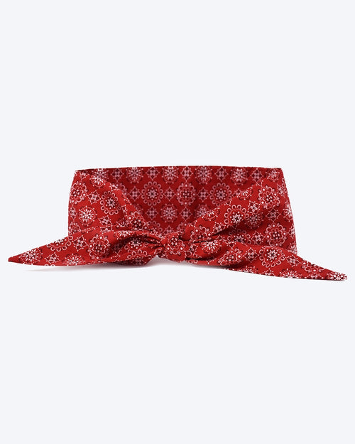 Classic red dog bandana, perfect for small and medium breeds like Pugs and Beagles.