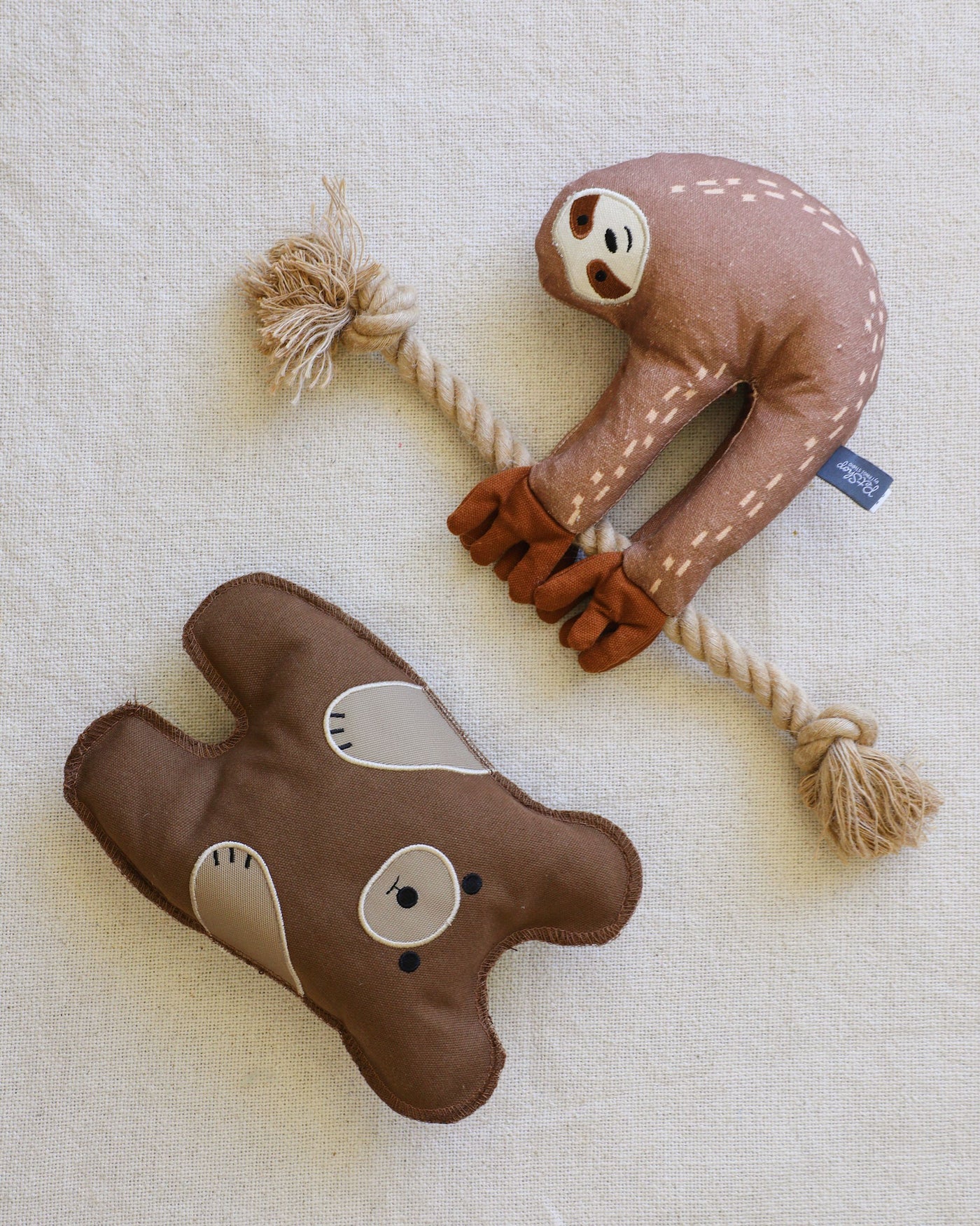 Eat Sleep Repeat Sloth Dog Toy Product Image
