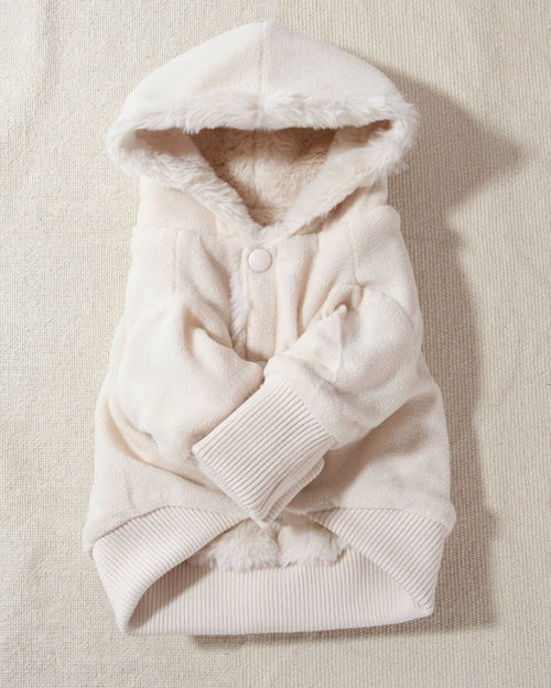 the total package: insanely touchable, wildly soft, hooded, and totally reversible. Thoughtful details and a chic design make this an instant classic, and when you realize the reverse side is just as cute, you&