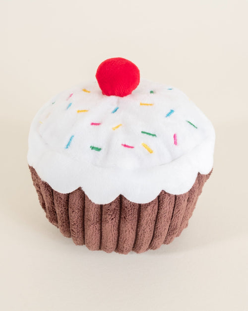 Birthday cupcake plush dog toy, the perfect gift for your pup&