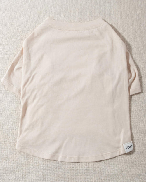 ivory short sleeved dog t shirt frenchie t shirts for dogs