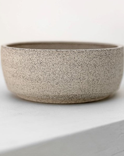 Fleck Off Speckled Handmade Dog Bowl Set