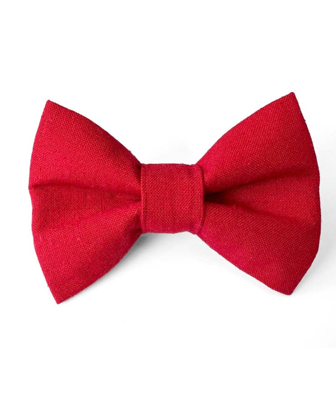 Take a Bow Red Linen Bow Tie