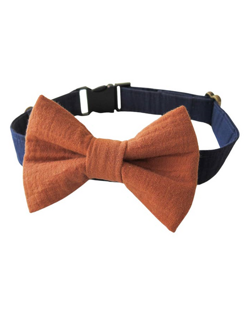 Take a Bow Brown Gauze Bow Tie