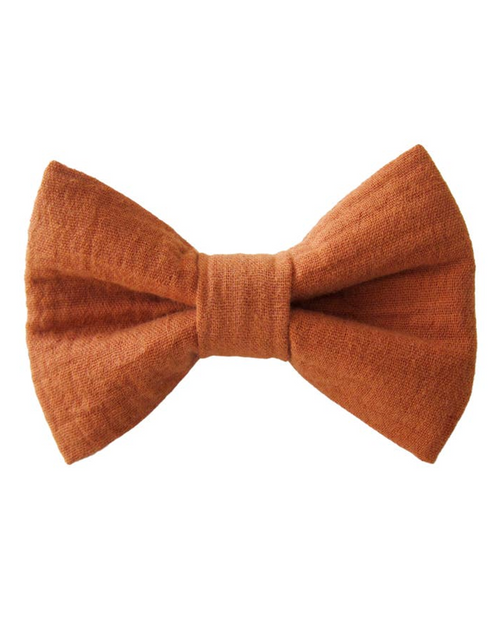 Take a Bow Brown Gauze Bow Tie