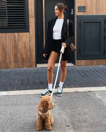 Ivory leather dog leash, durable and chic for your daily walks with your dog