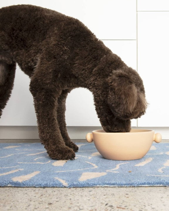 Too Stylish to Handle Grey Ceramic Dog Bowl