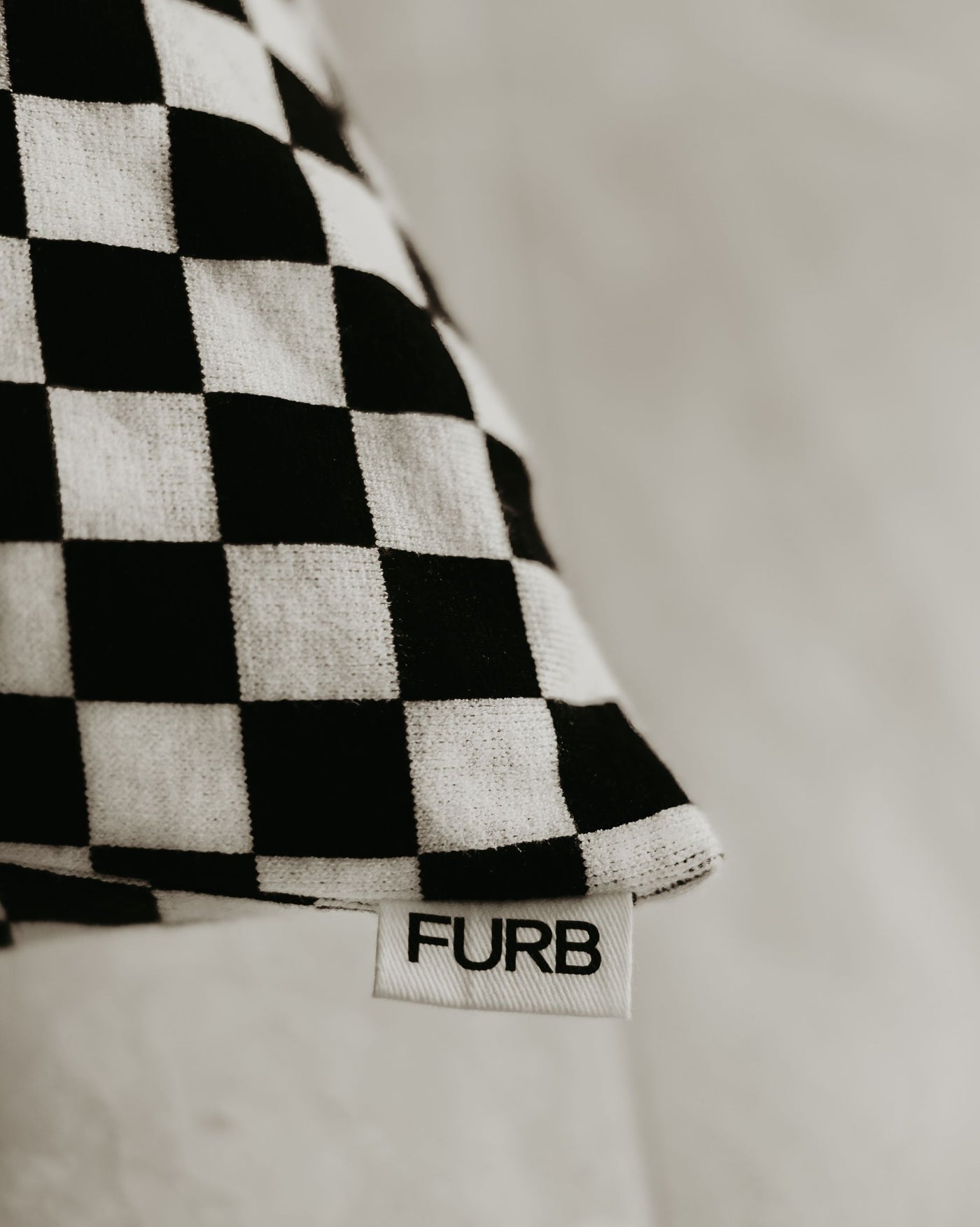 Best in Show Black Checkerboard Bed Product Image Detail