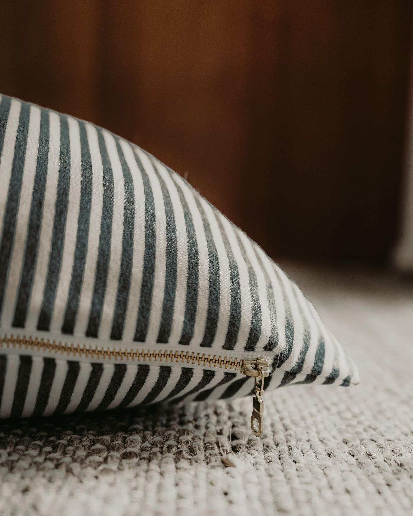 Hello Sailor Charcoal Striped Bed Product Image Detail