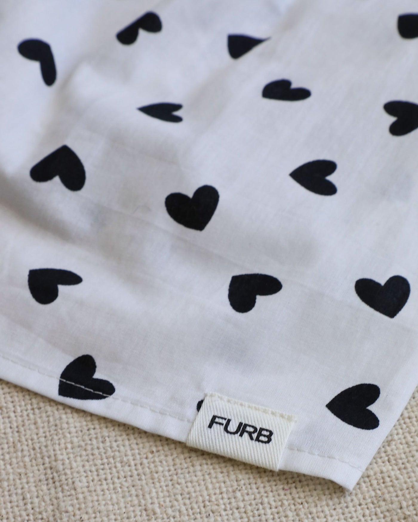 Puppy Love Heart Print Dog Shirt Close Up