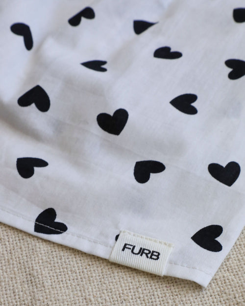 Puppy Love Heart Print Dog Shirt for small dogs