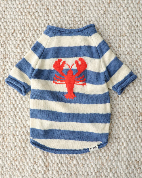 In A Pinch Blue + White Striped Sweater