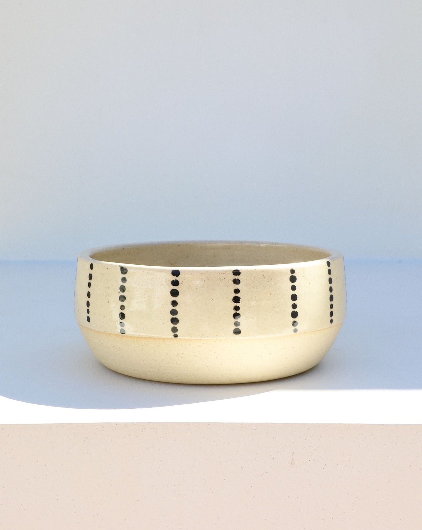 X Marks the Dot Ceramic Bowl