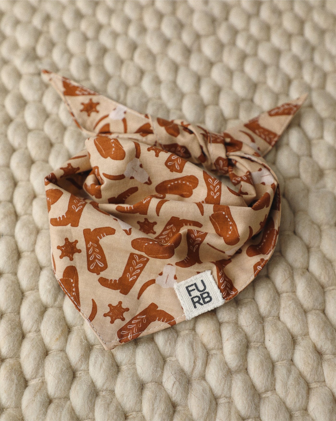 Buckaroo Western Print Dog Bandana