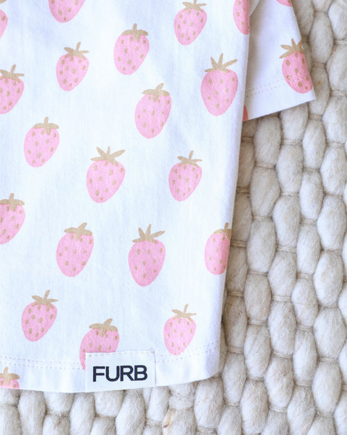 Fresh fruit-themed dog apparel for cheerful strolls