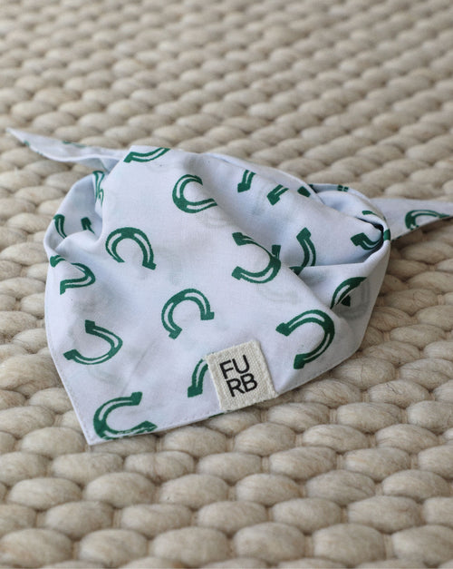 Lucky Pup Print Dog Bandana