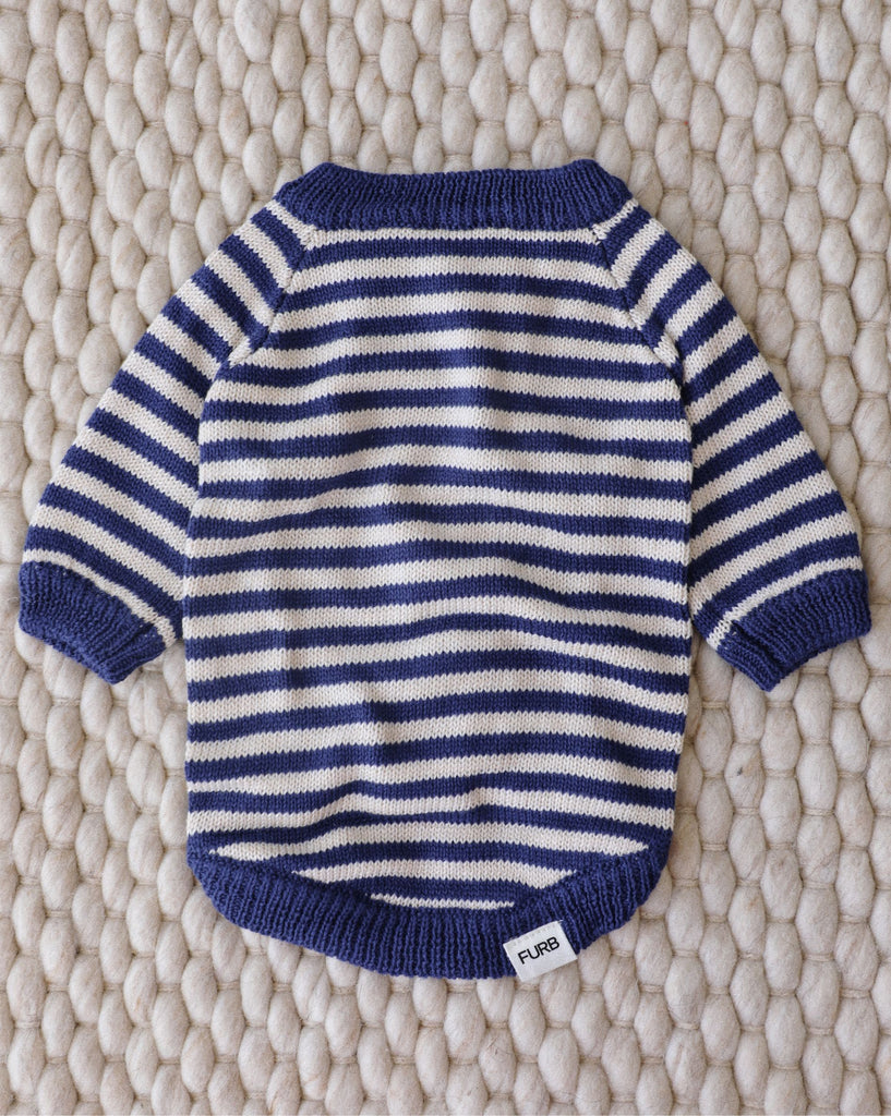 Like Bandit Striped Dog Sweater