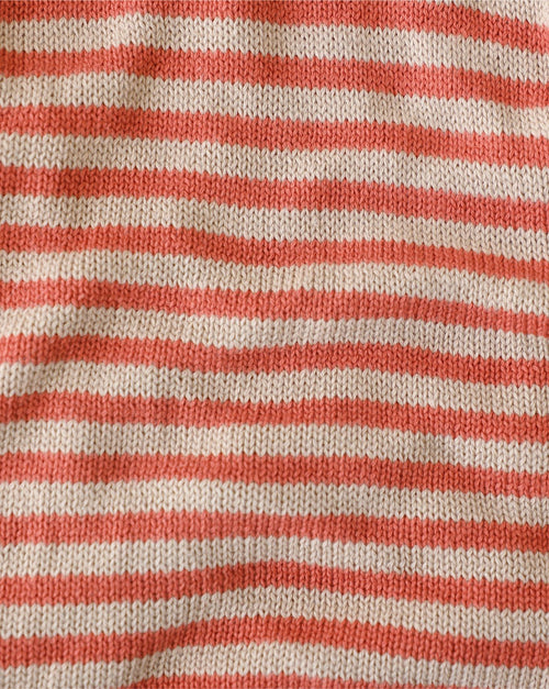 Like A Bandit Orange Striped Dog Sweater