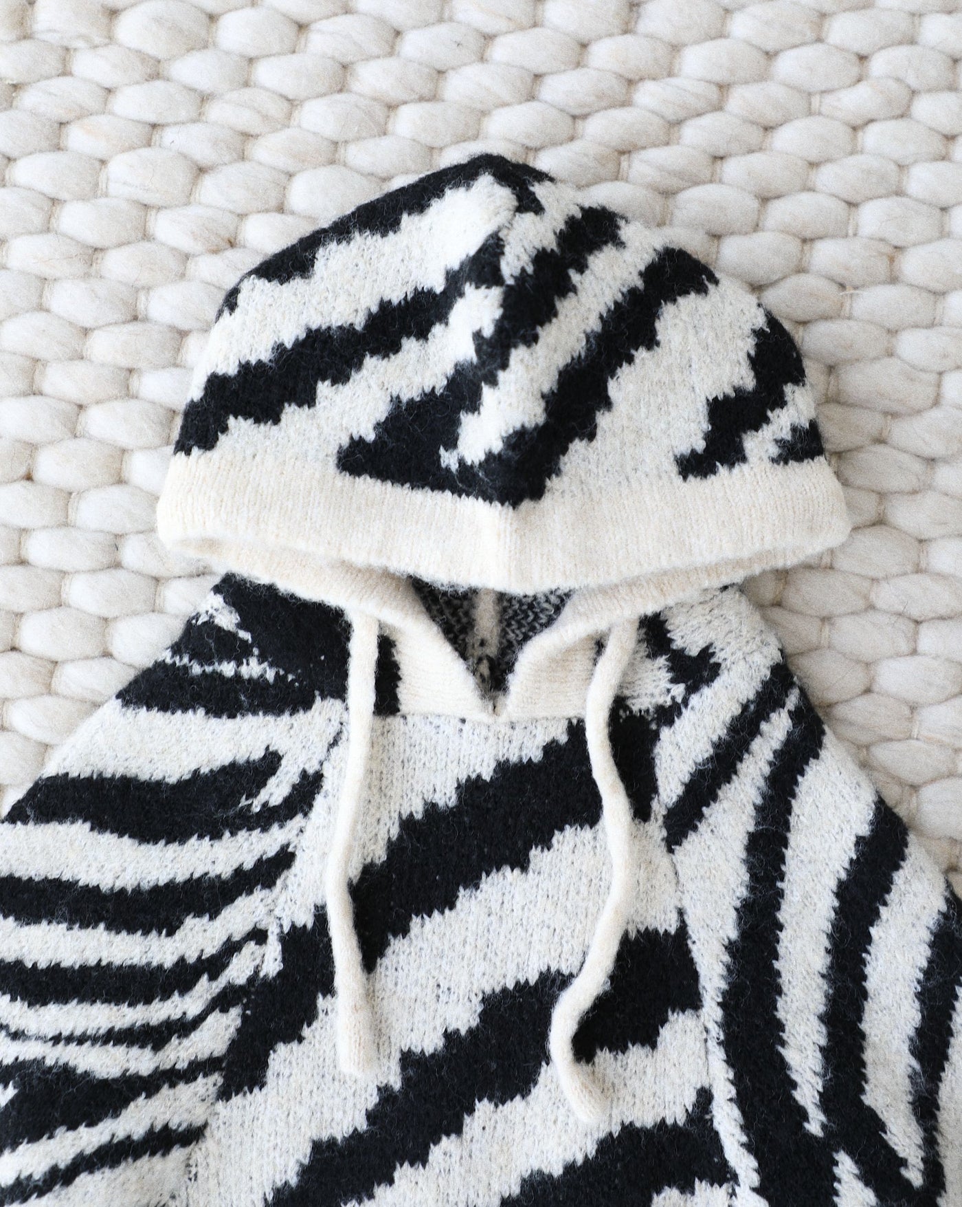 Milan Zebra Print Dog Hoodie