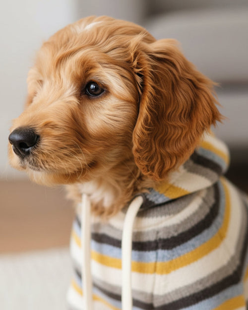 Venice Retro Stripe Dog Hoodie