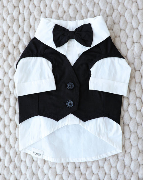 We Do Black Wedding Three-fer Button Up