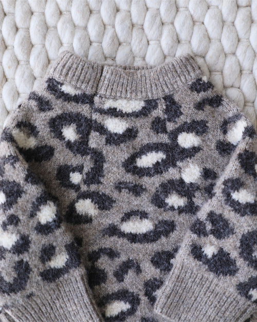 Big Roar Leopard Crewneck Dog Sweater