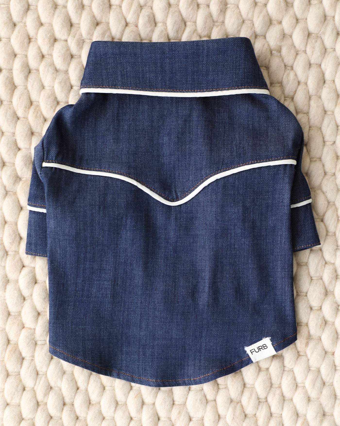 Blue Jean Baby Denim Dog Shirt