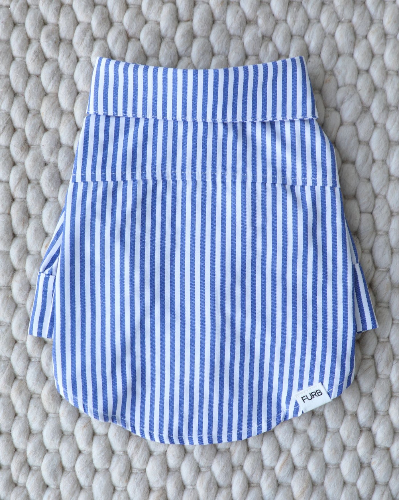 Nantucket Blue + White Striped Button Up