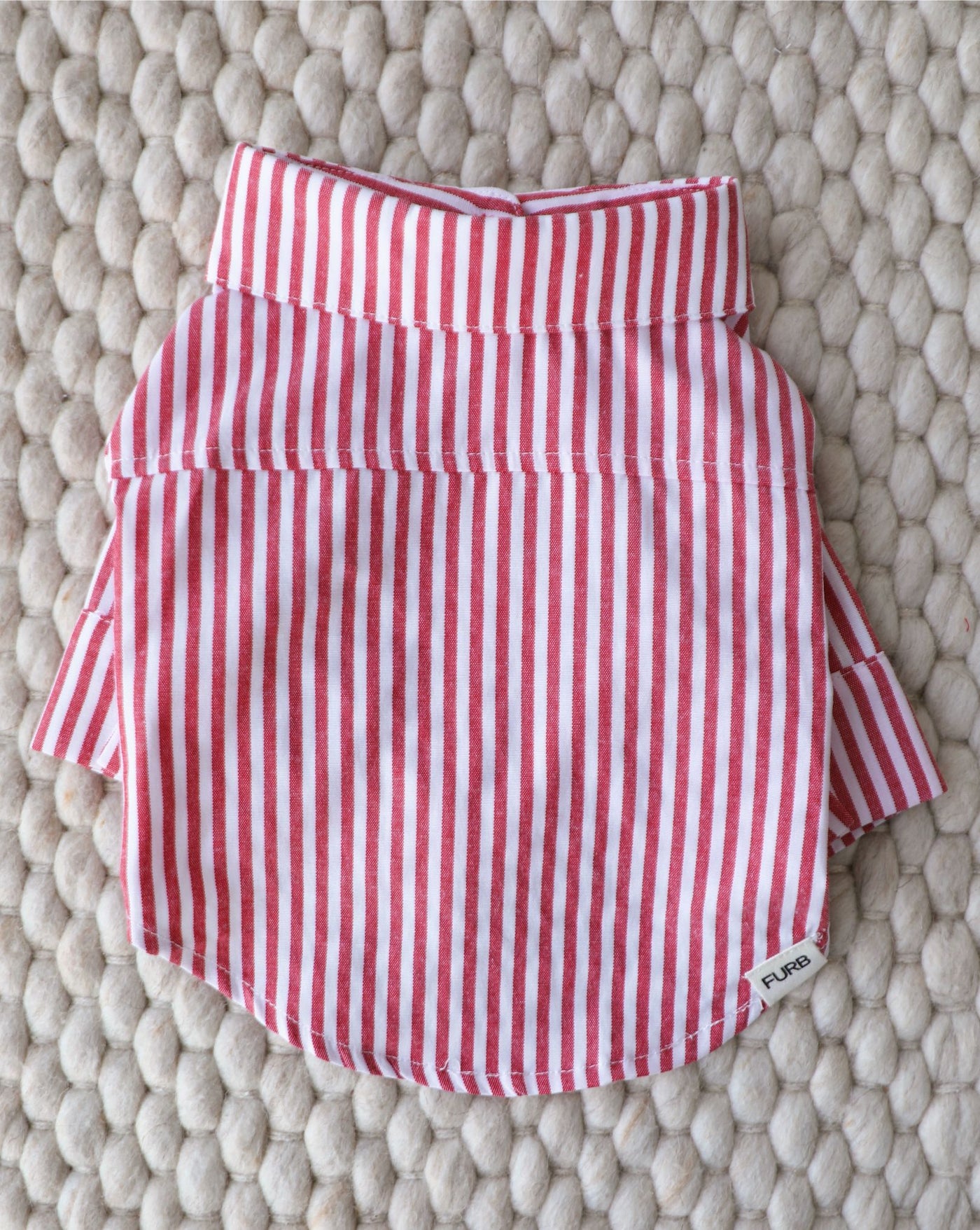 Nantucket Red + White Striped Button Up