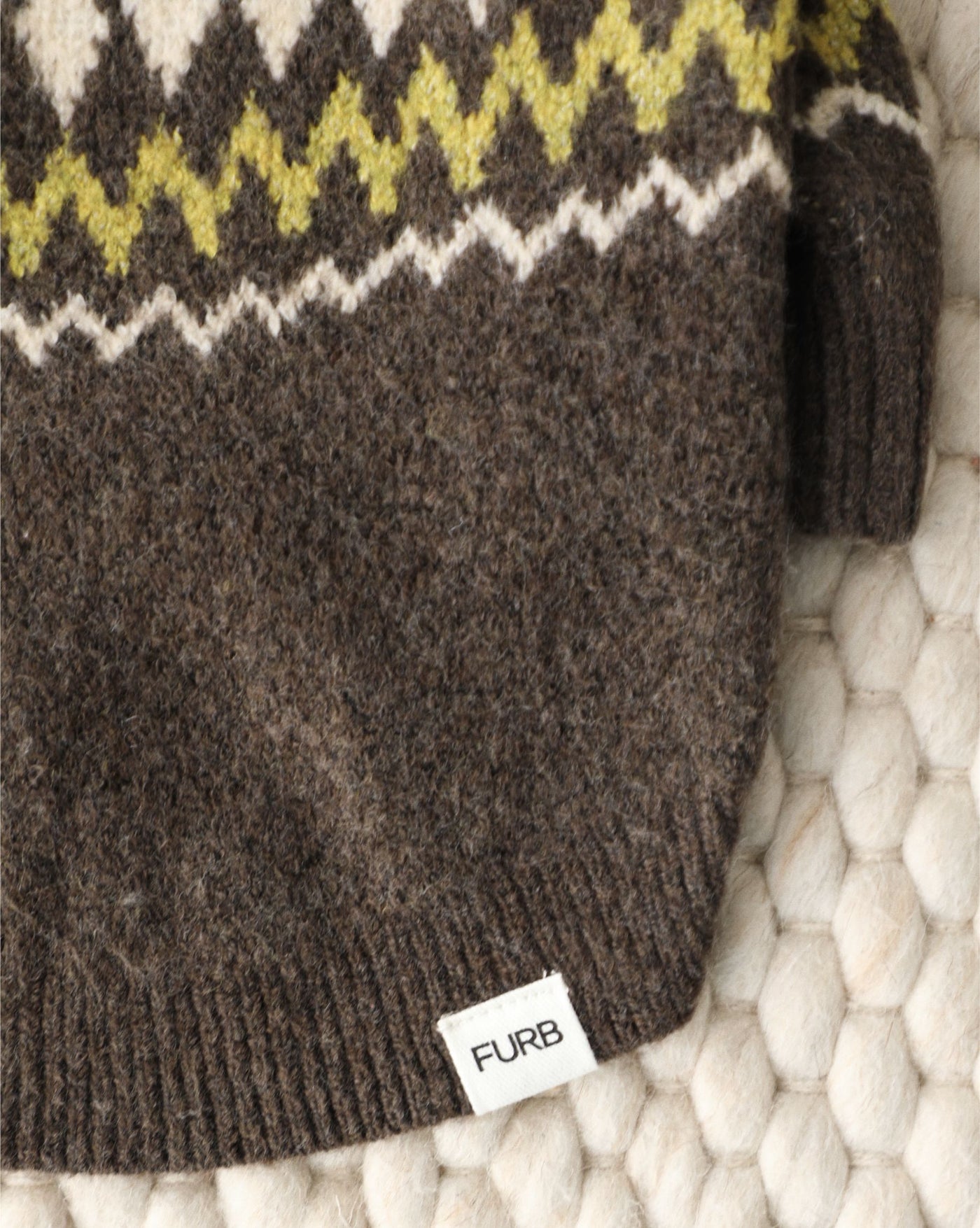 Toasty Tails Fair Isle Dog Sweater