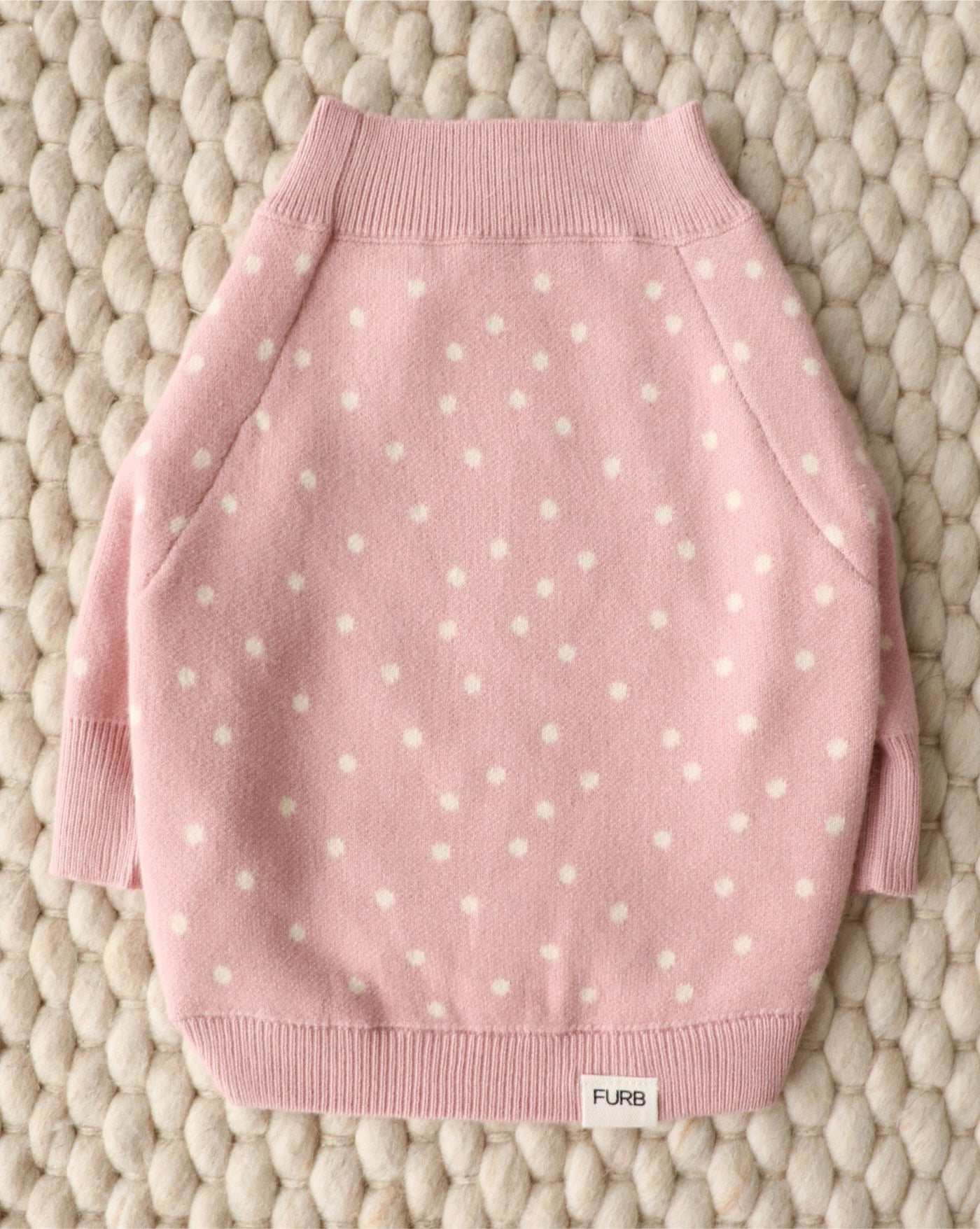 Bailey Pink Polka Dot Dog Sweater