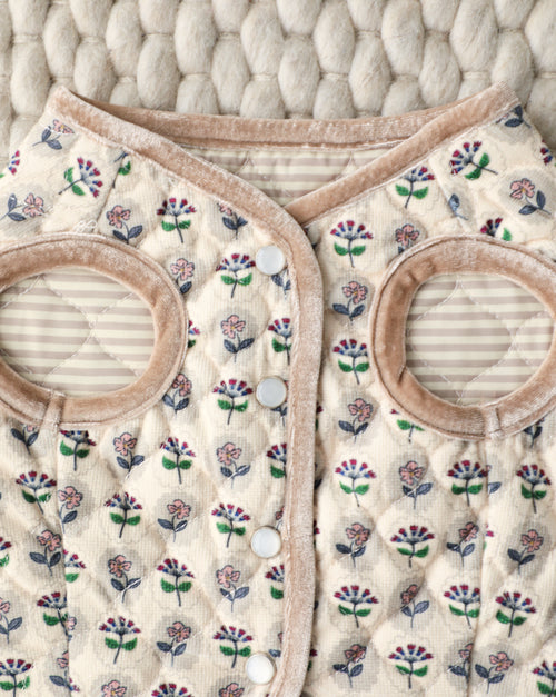 Fur-get Me Not Floral Quilted Dog Vest