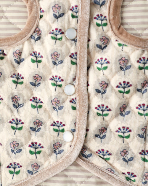 Fur-get Me Not Floral Quilted Dog Vest