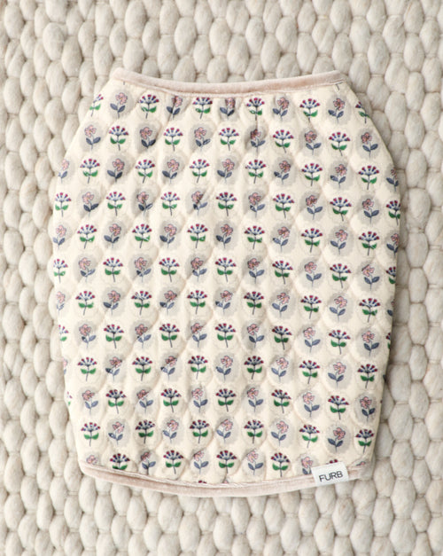 Fur-get Me Not Floral Quilted Dog Vest