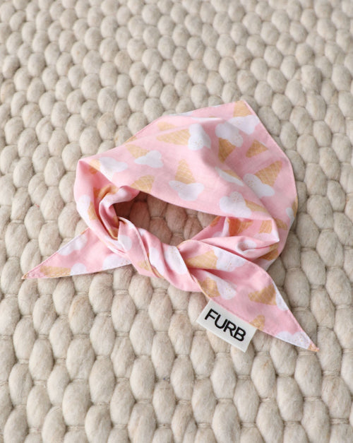 Sweet Tooth Pink Dog Bandana