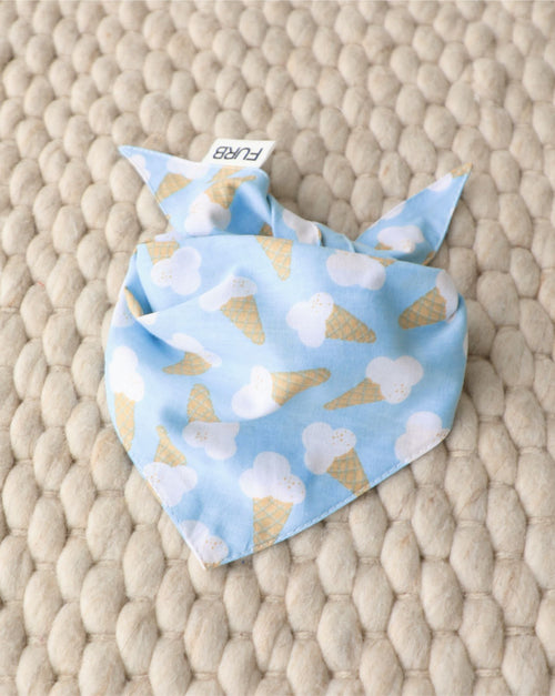 Sweet Tooth Blue Dog Bandana