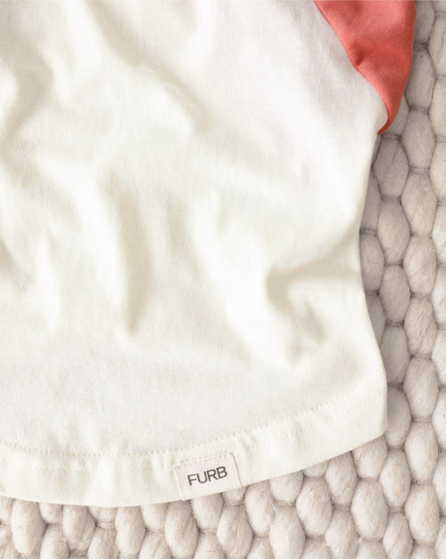 Stay Gold Ivory + Vintage Red Muscle T-Shirt