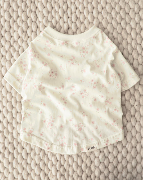 Casual Cutie Ditsy Floral Relaxed Dog T-Shirt
