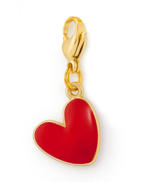 Red Heart Collar Charm