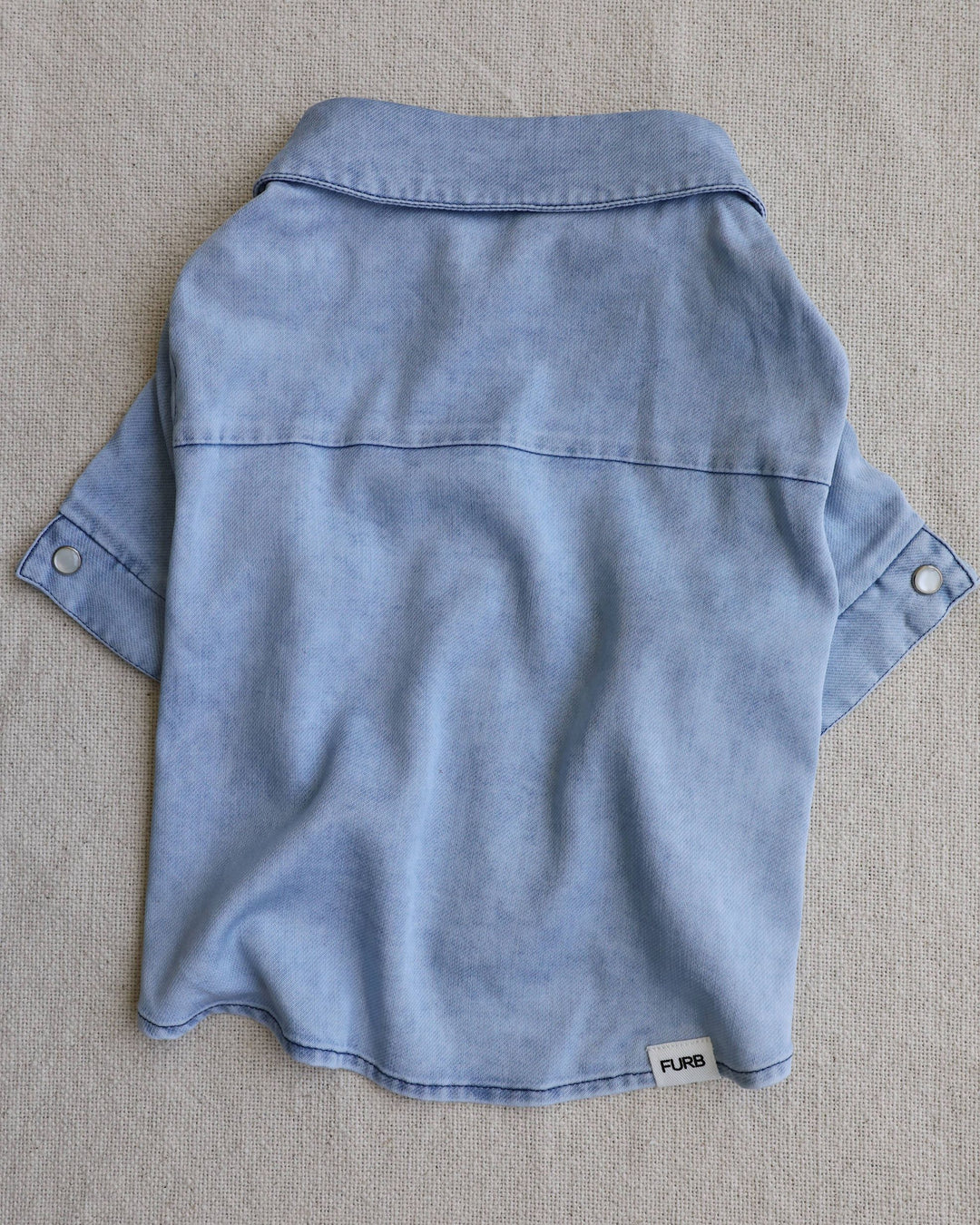 Light Denim Button-Up Dog Shirt - Affordable Fashion for your