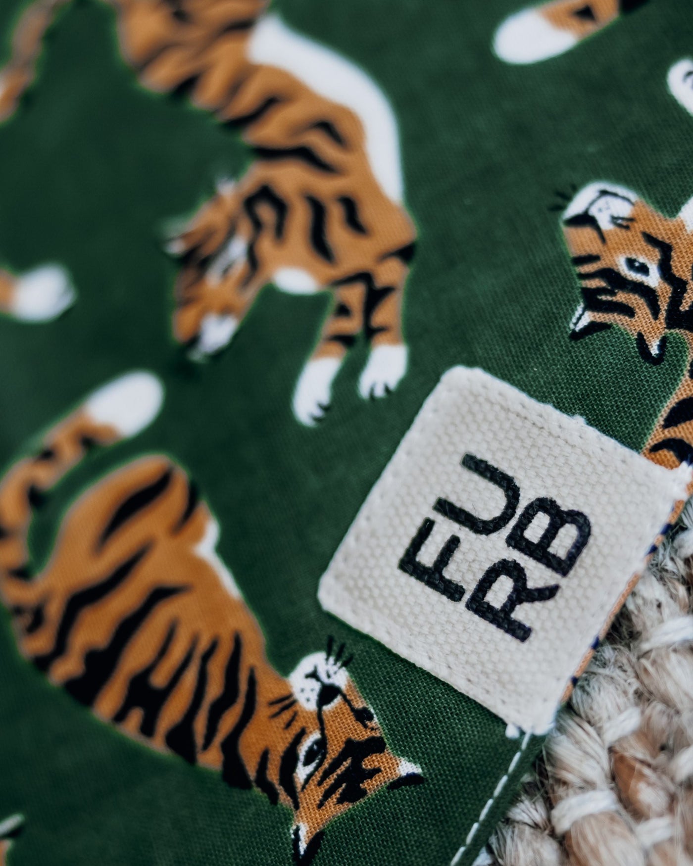 El Tigre Green Print Bandana product Image