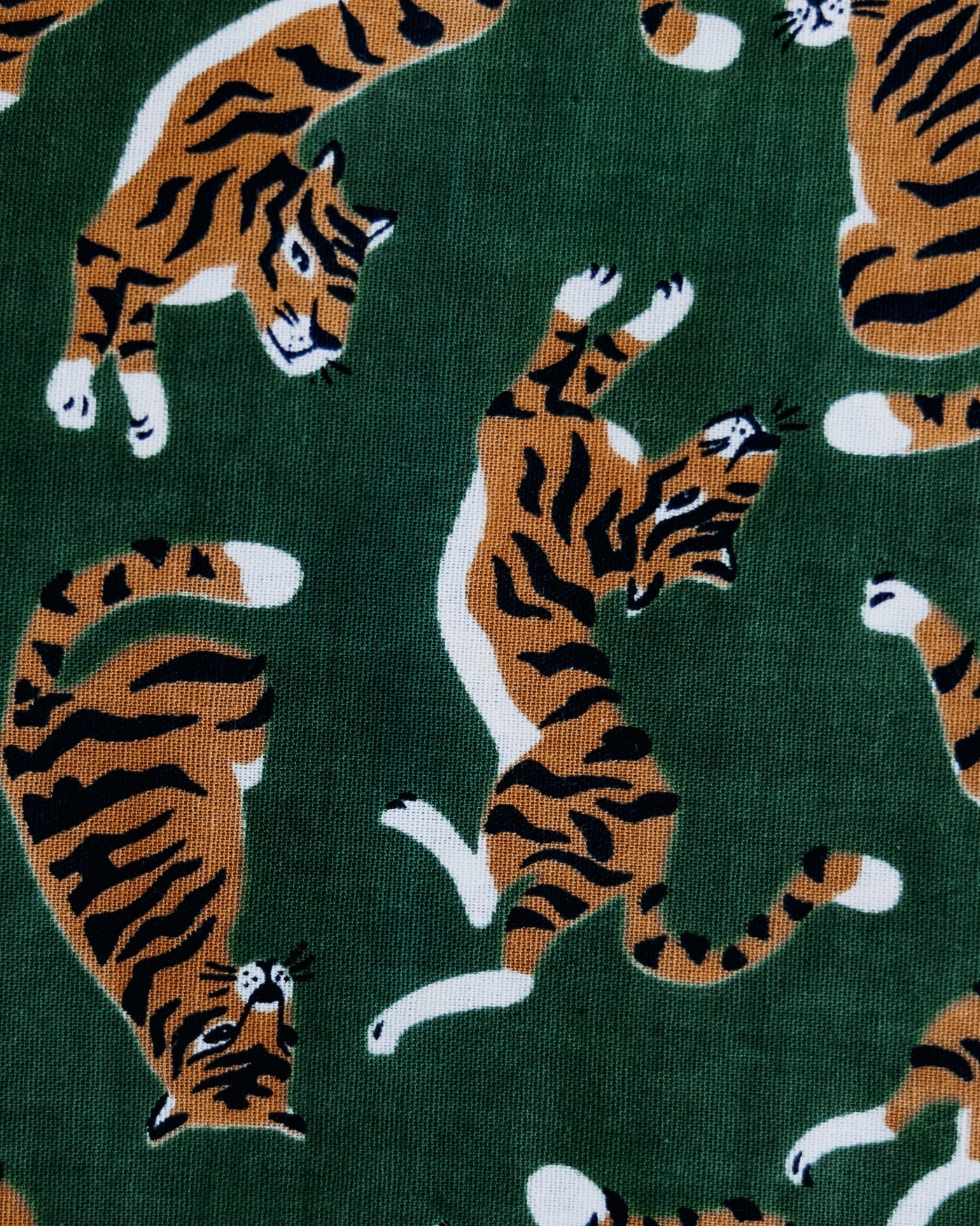 El Tigre Green Print Bandana Image