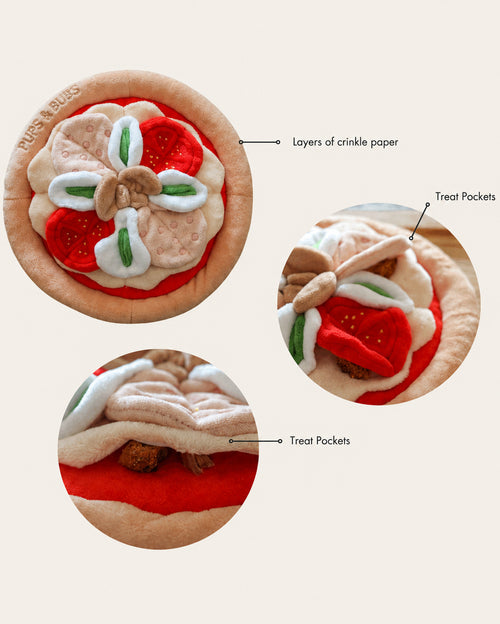 Pizza My Heart Snuffle Mat Dog Toy