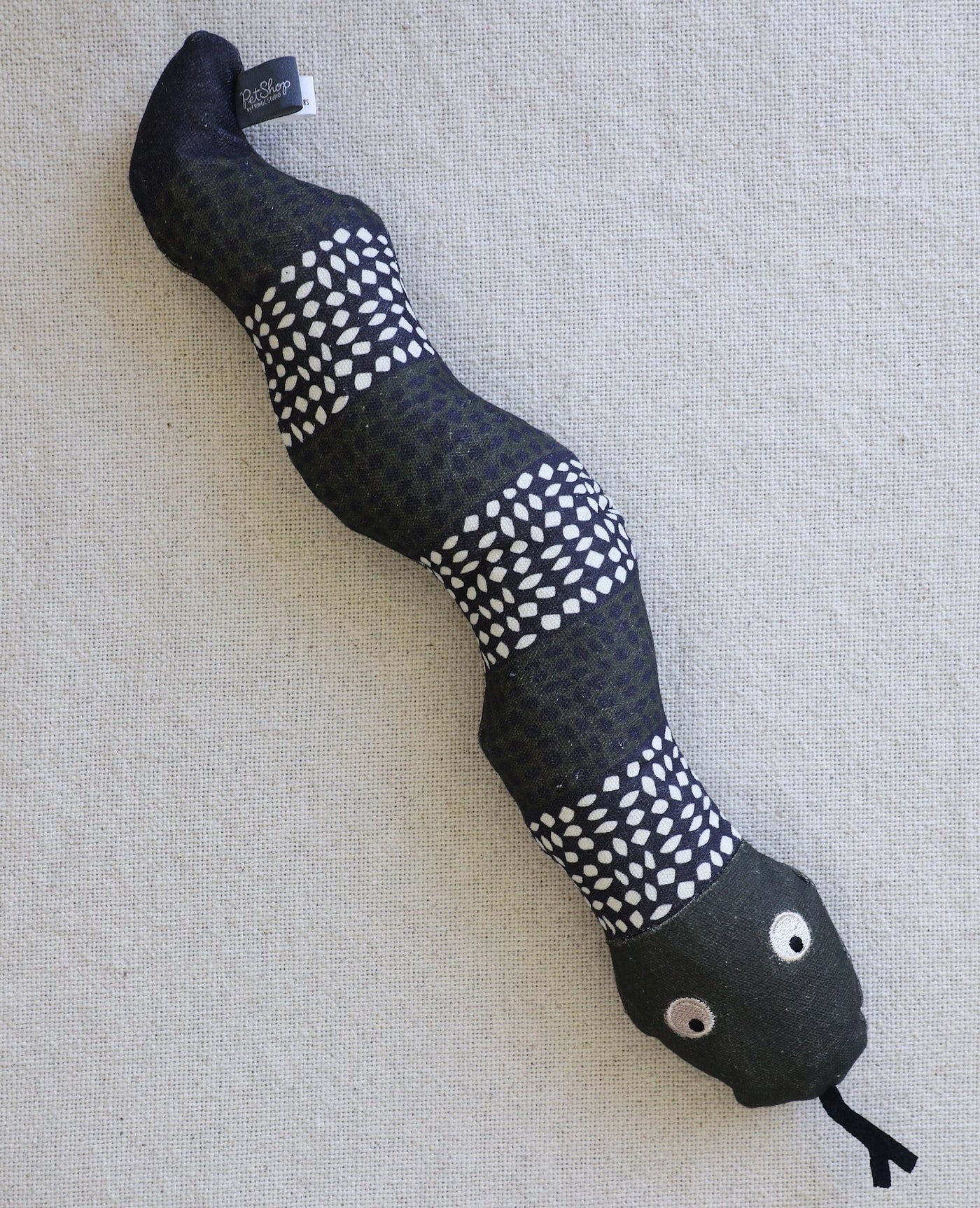 Ssssssup Canvas Snake Dog Toy Product Image Detail